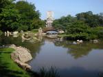 Osaka Garden with MSI behind