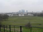 Canary Wharf from the Royal Observatory