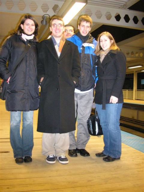 Lilia, Myself, Varun, Igor and Bonnie after our committee dinner