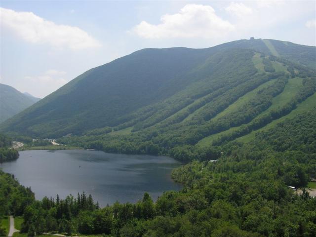 Cannon Mountain and Echo Lake...we went swimming down there after I got down from the mountain