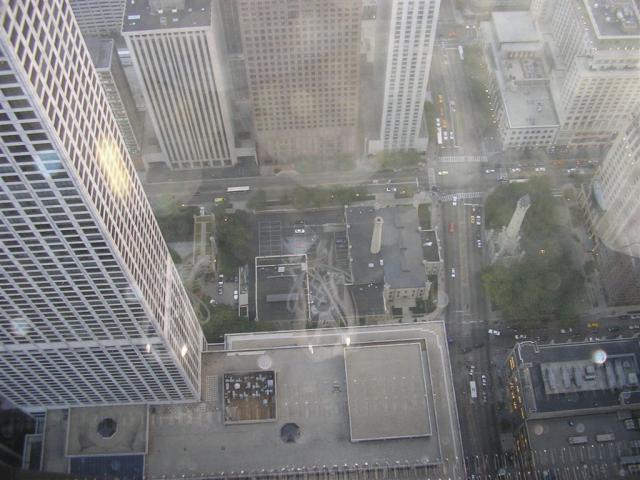 Hancock Tower looking down