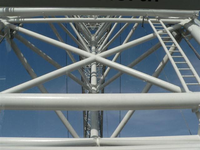 Part of the London Eye, the world's largest Ferris wheel