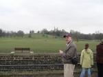 Jim sets his watch to the dropping ball at the Royal Observatory, Greenwich