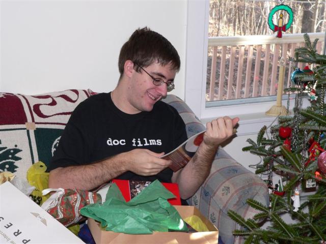 Tom, Christmas morning