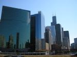 View outside of the hotel...Sears Tower is the tall building to the right