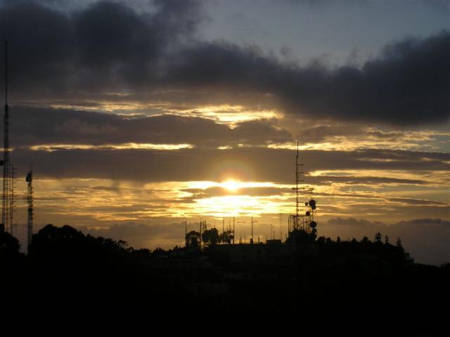 Sunset over the Pacific