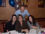 Peter Ancona's 50th birthday party. In front: Emily, Kathleen and Sara