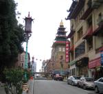 Cable car in Chinatown