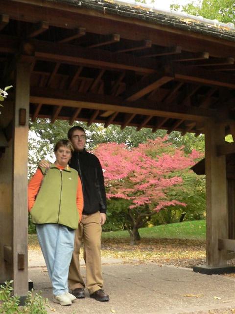 Anne and Tom at the gate