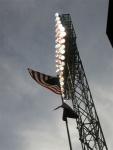 Light tower and World Series Banner