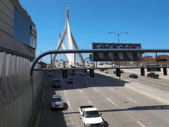 Zakim Bridge and start of the Big Dig