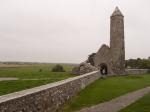 Round tower at Clonmacnoise.