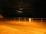 The moon over the boardwalk