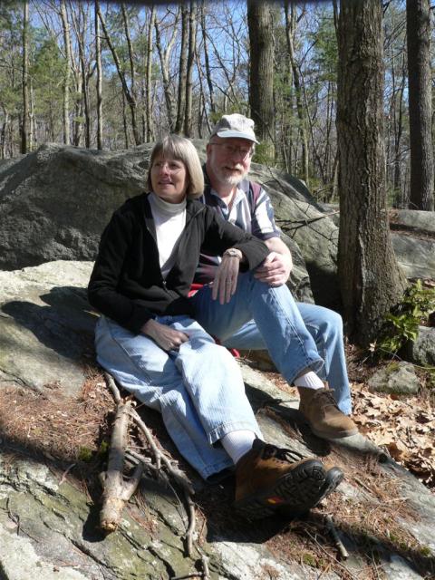 Ann and Dave Roosw joined us for a caching trip