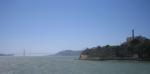 Alcatraz, the Bay and the Golden Gate