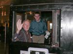 Tom and his grandfather, Peter Ancona at the Museum of Science and Industry