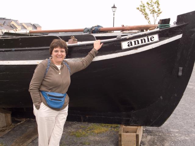 Anne with her namesake, Galway.