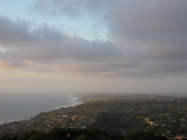 Looking north from Mt. Soledad(Derek lives on the other side of it)