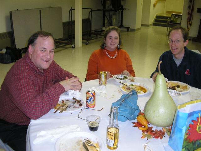 Trivia pal Alan, with Rebecca and Patrick Healy...great family friends (Rebecca is a Chicago alum!)