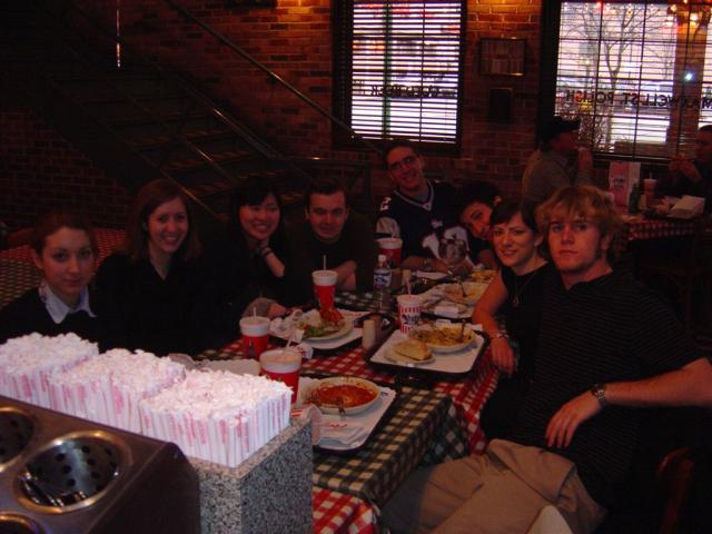 Emily, Bonnie, Sue, Mike, Myself, Walter, Ali and Derek