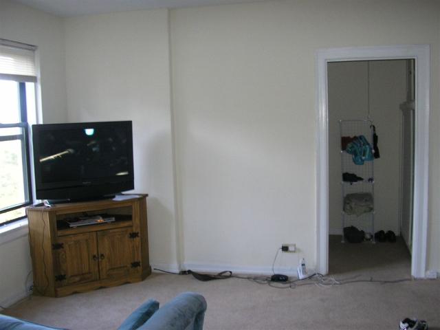 TV and entrance to my closet and bathroom