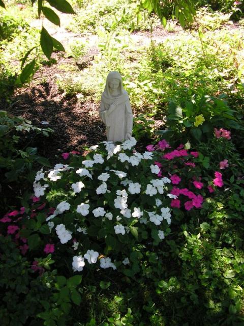 Mom's pretty Mary Shrine