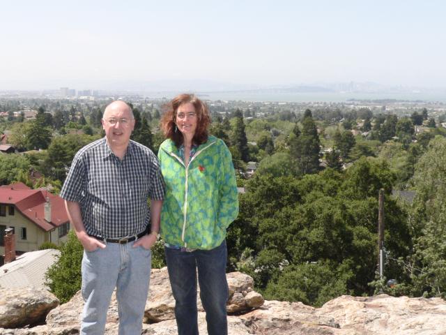 Jim and Katia atop Indian Rock