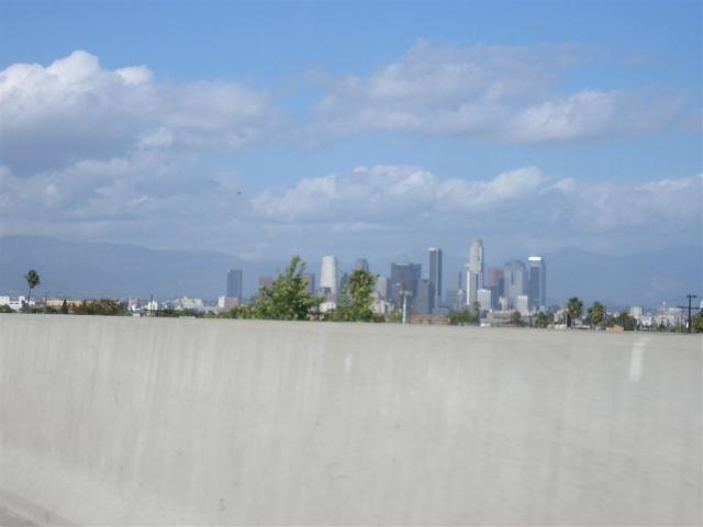 Los Angeles from the highway