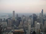 Chicago from the Hancock Tower at dusk