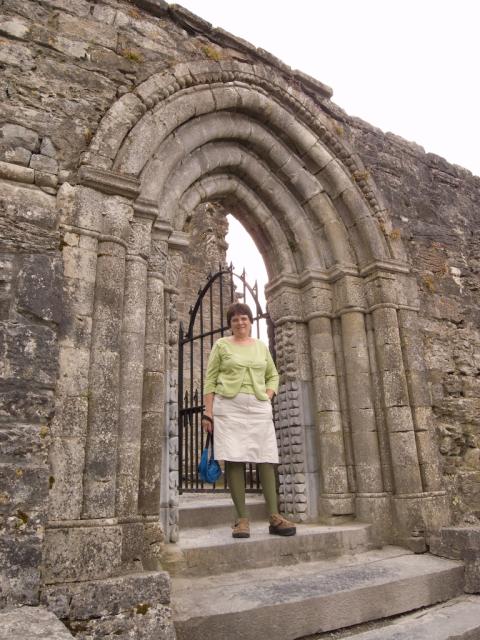 Anne at Cong Abbey.