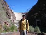 Me in front of the Dam