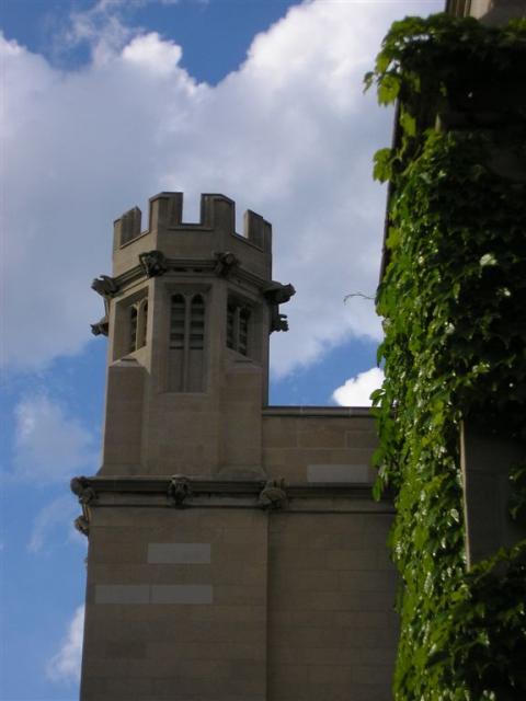 A Spire on Bartlett Dining Hall