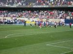 USA circles the field with the trophy!