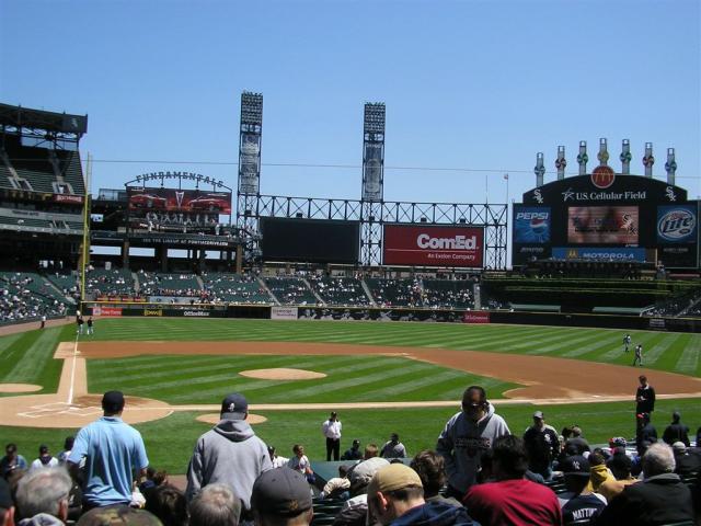 Playing hookie to watch the Sox-Yanks game from 20 rows back...so much fun!