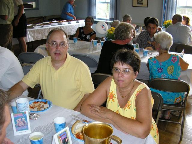 Mom and Dad at the reception after