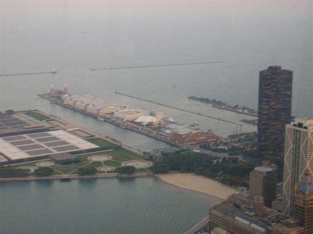 Navy Pier from the Hancock Tower