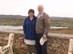 Anne and Jim at the Alcock-Brown Memorial.