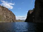 Sheer cliffs on each side...such a neat location