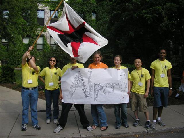 Our Glorious Army of Alper O-Aides welcoming the new first years!