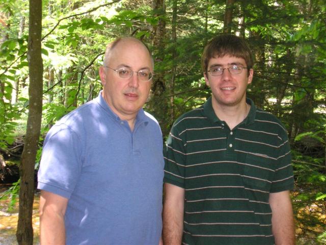 Dad and I at the campsite on Father's Day