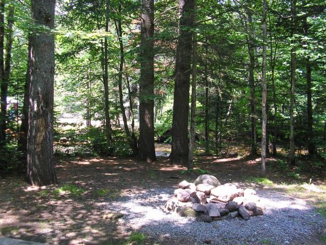 Our campsite...listening to the stream at night was relaxing