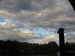 Pretty sky view from the dock...I took this picture laying upside down