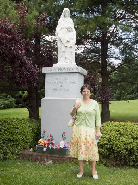 Anne and her namesake, Saint Anne