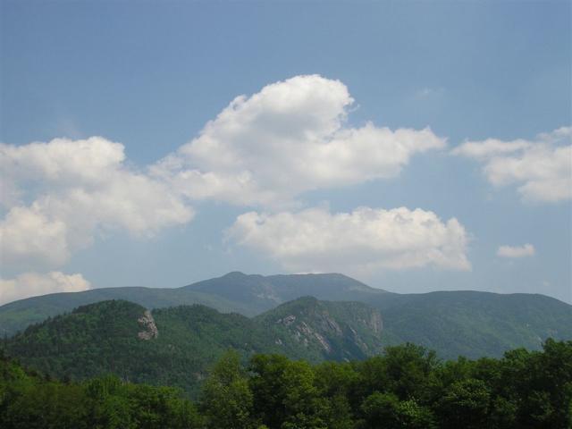 Lafayette and the mountains from below