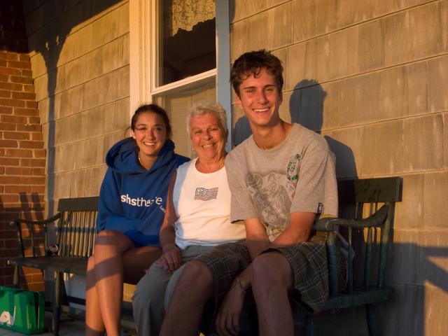 Maggie Dowd, Betty Fidler and Matty Dowd