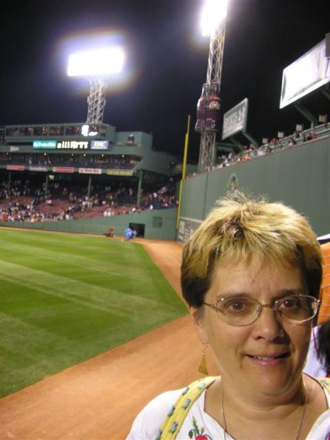 Mom at Fenway