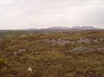 View from the Alcock-Brown Memorial near Clifden.