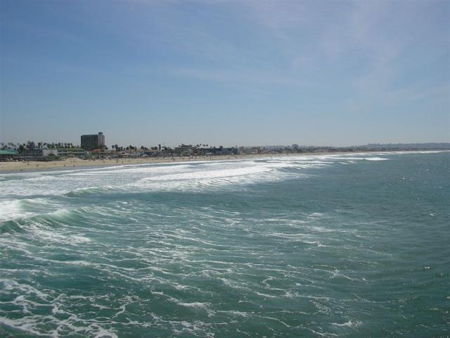 looking North from the Pier