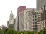 Michigan Avenue skyline from Millennium Park