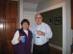 Jim and Anne toast Thanksgiving